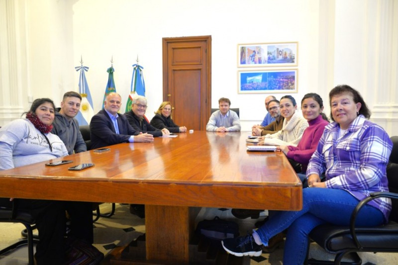 Autoridades de Leiria se reunieron con el intendente Wesner