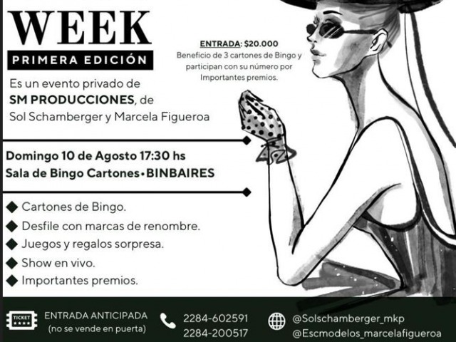 Este domingo llega la primera edicin de Bingo Week a Olavarra
