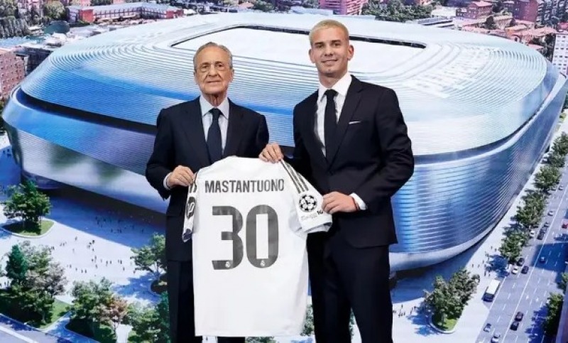 Mastantuono ya est en el Real Madrid: Hoy se cumple un sueo
