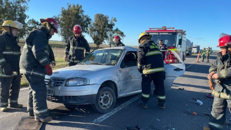 Alvear: falleci una nia de tres aos en un accidente en la Ruta 205