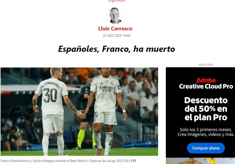 Mastantuono qued rehn de la ms cruenta historia de Espaa