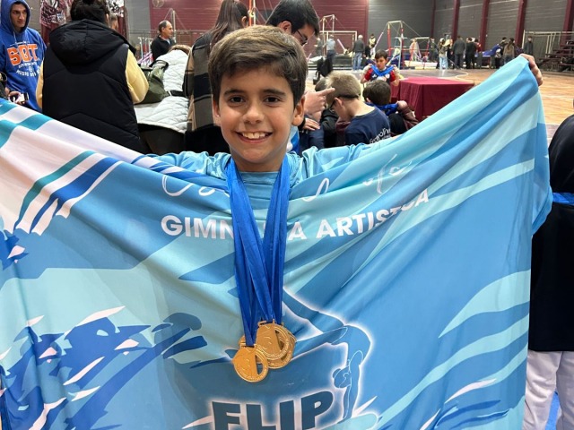 Valentn Orsatti campen provincial de gimnasia