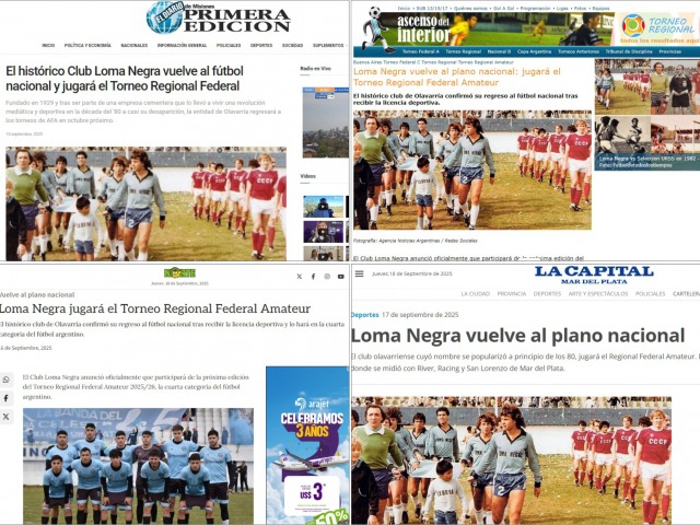 Loma Negra volvi a trascender los lmites de Olavarra