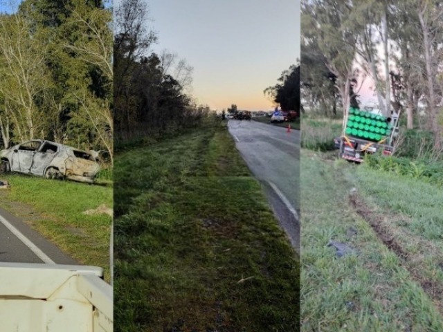 Dos muertos en un trgico choque en la Ruta 51