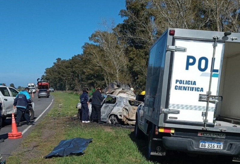 Son bahienses los dos fallecidos en el choque de Laprida