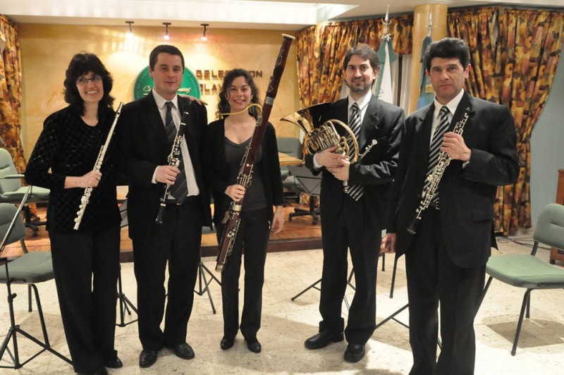 El Quinteto Vientos de Olavarra se presenta en la Sociedad Italiana