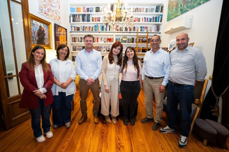 La Sptima Seccin junto a Cristina Kirchner en San Jos 1111