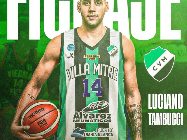 Luciano Tambucci es el nuevo refuerzo de Villa Mitre