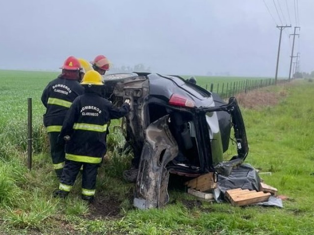 Fatal accidente automovilstico en la ruta 73