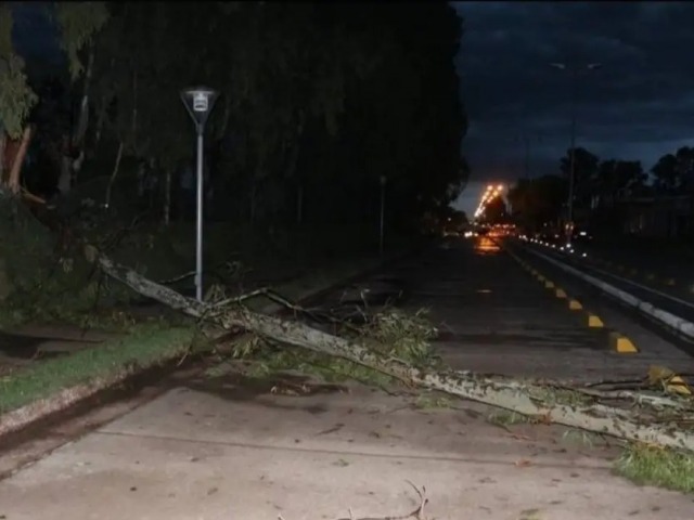 El temporal caus destrozos en Huangueln, Guamin y La Madrid