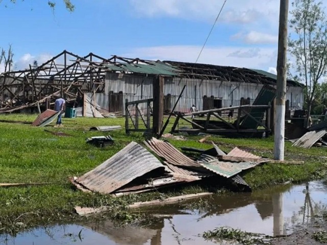Urdampilleta vive un escenario de drama y destruccin