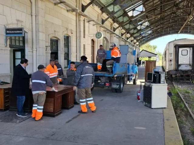 Baha Blanca: vaciaron la Estacin Sud tras el cierre del ramal
