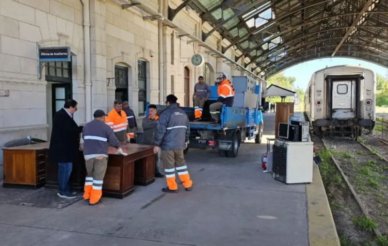 Baha Blanca: vaciaron la Estacin Sud tras el cierre del ramal