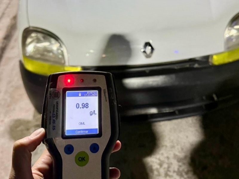 El conductor que choc varios autos se neg a realizar el test