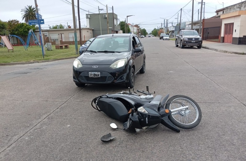 Otro accidente de trnsito en una esquina muy peligrosa