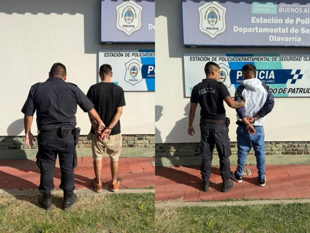 Dos aprehendidos tras un robo en un comercio