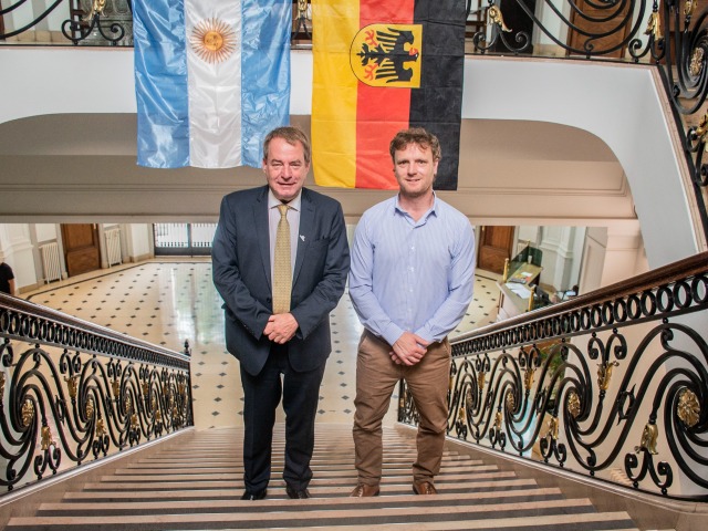 El intendente Wesner recibi al embajador de Alemania
