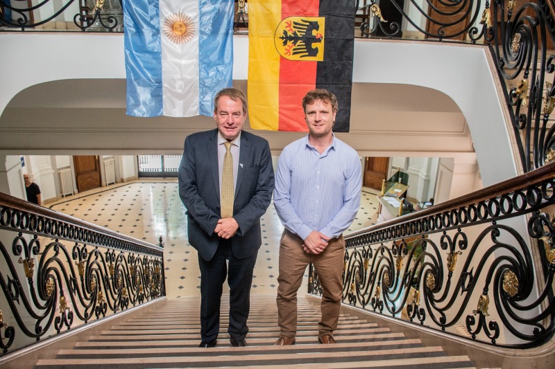 El intendente Wesner recibi al embajador de Alemania