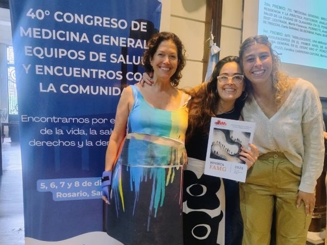 Florencia Lestrada premiada en el 40 Congreso de Medicina General