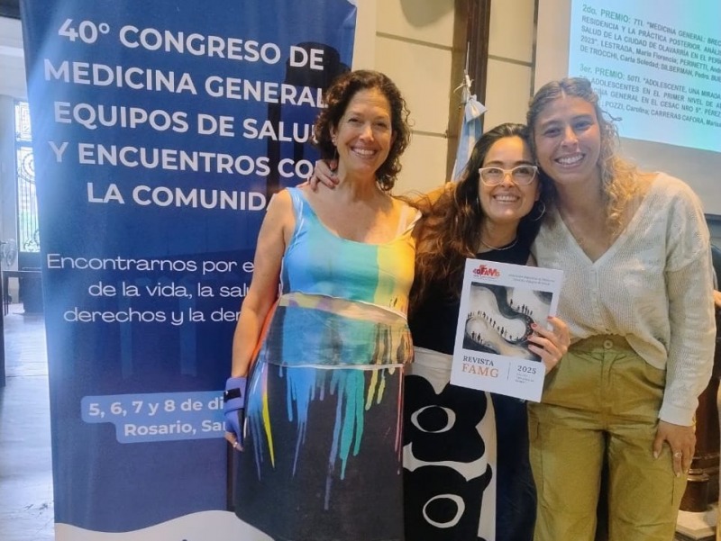 Florencia Lestrada premiada en el 40 Congreso de Medicina General