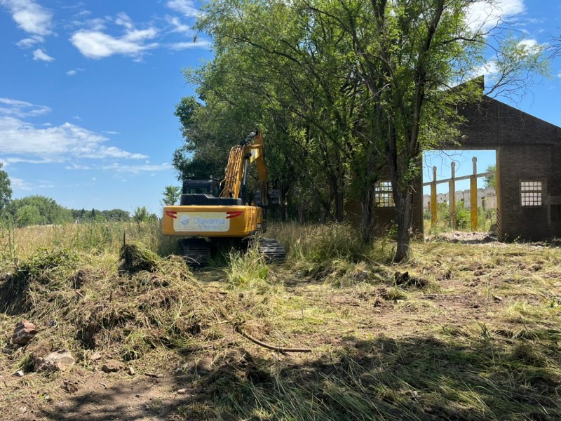 Se desplegaron trabajos de limpieza en Villa Aurora
