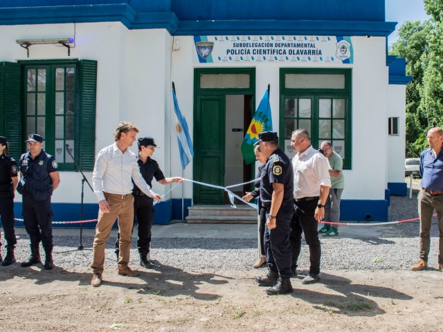 Inauguraron la sede de la Polic�a Cient�fica