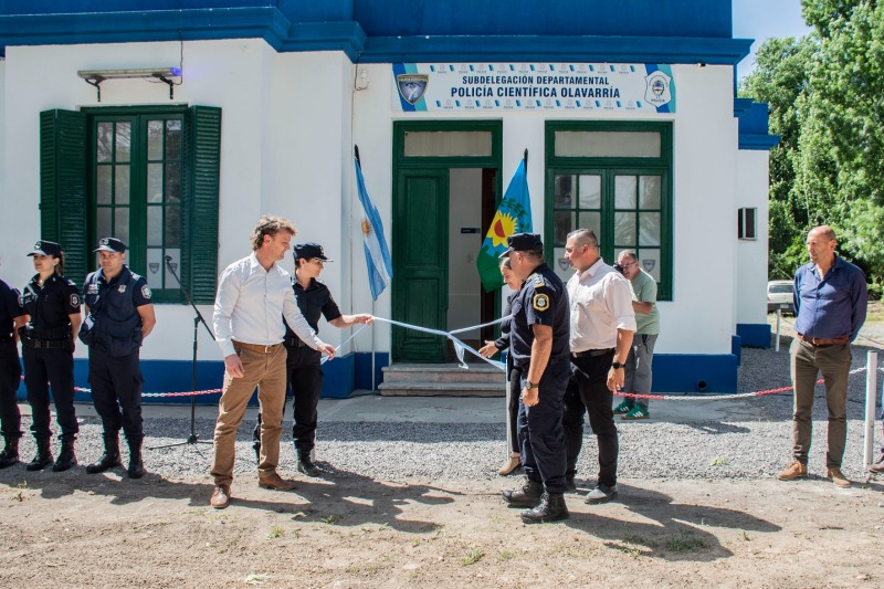 Inauguraron la nueva sede de la Polic�a Cient�fica