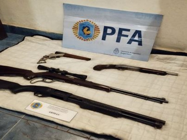 Tandil: secuestro de armas de fuego en operativos por drogas