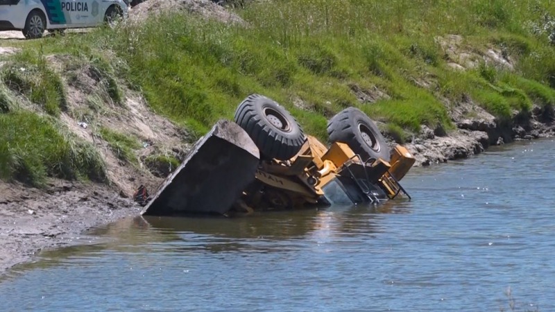 Hallaron sin vida al conductor de la pala
