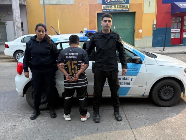 Capturaron a un joven mientras intentaba robar