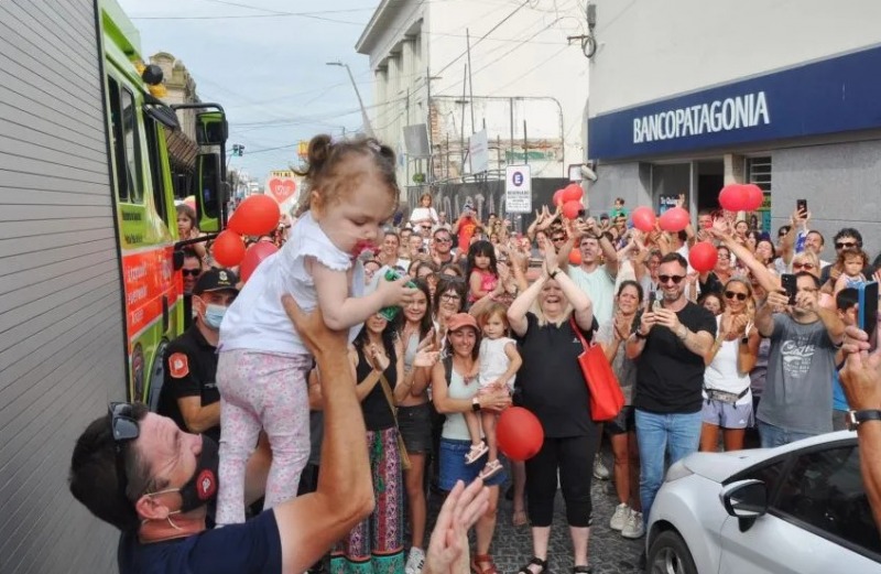 In�s volvi� a su casa y Tandil la recibi� a pura emoci�n