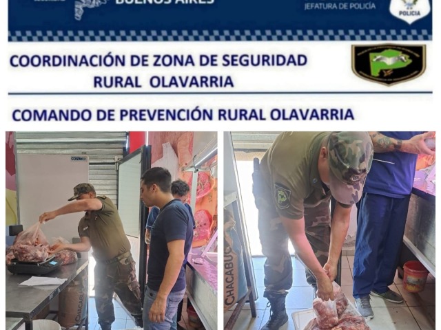 Inspecci�n y clausura de una carnicer�a