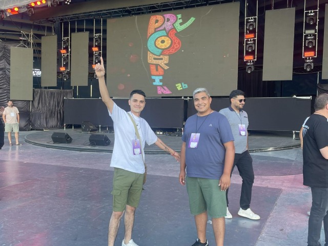 �Ya con haber cantado ac� nos sentimos ganadores�