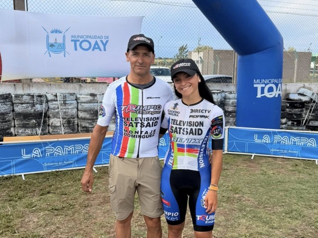 Fiamma Abrisqueta se luci� en la Vuelta de La Pampa