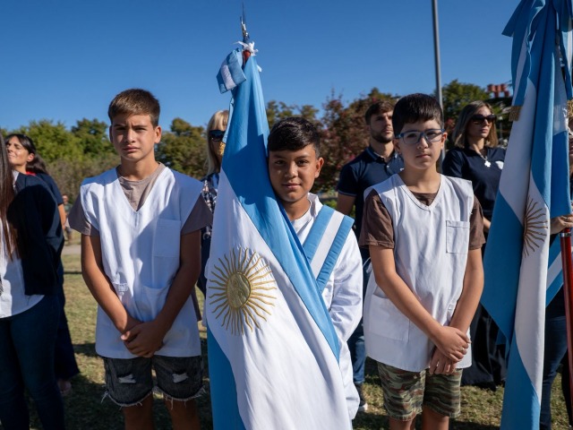 Conmemoraron el 214� Aniversario de la Creaci�n de la Bandera