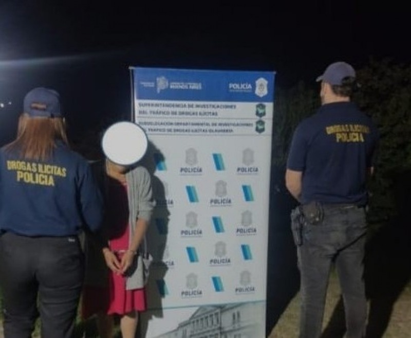 Olavarr�a: una mujer detenida por comercio de estupefacientes