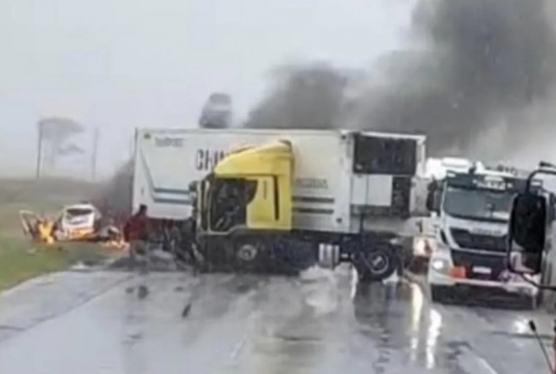 Otra vez la Ruta 3 fue escenario de una tragedia