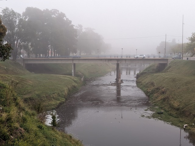 Olavarr�a amaneci� bajo un gran manto de niebla