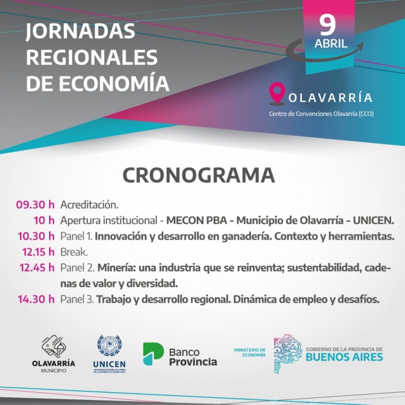 Olavarr�a ser� sede de una Jornada Regional de Econom�a