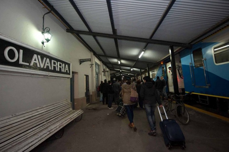 De regresar el tren, seguir�a pasando por Olavarr�a
