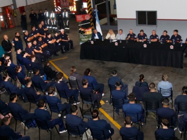 Se puso en marcha la cursada en la Escuela de Aspirantes de Bomberos