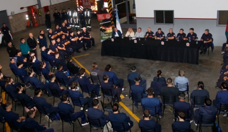 Se puso en marcha la cursada en la Escuela de Aspirantes de Bomberos