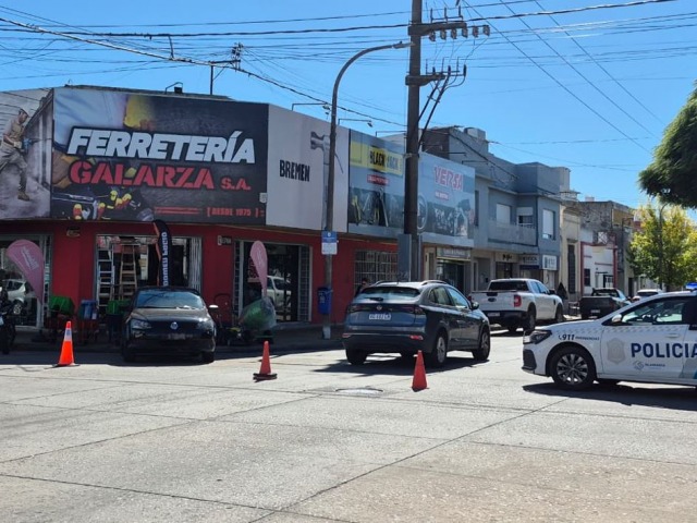 Otro choque en pleno centro en la ma�ana del viernes