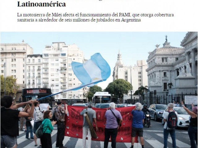 La motosierra en el PAMI lleg� al principal diario de habla hispana