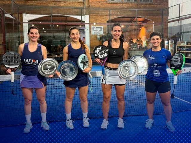 Dos Santos y Allen, subcampeonas en Valent�n Alsina