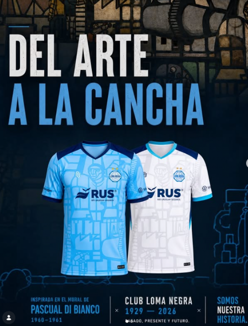 El arte en la camiseta: la hermosa iniciativa de Loma Negra