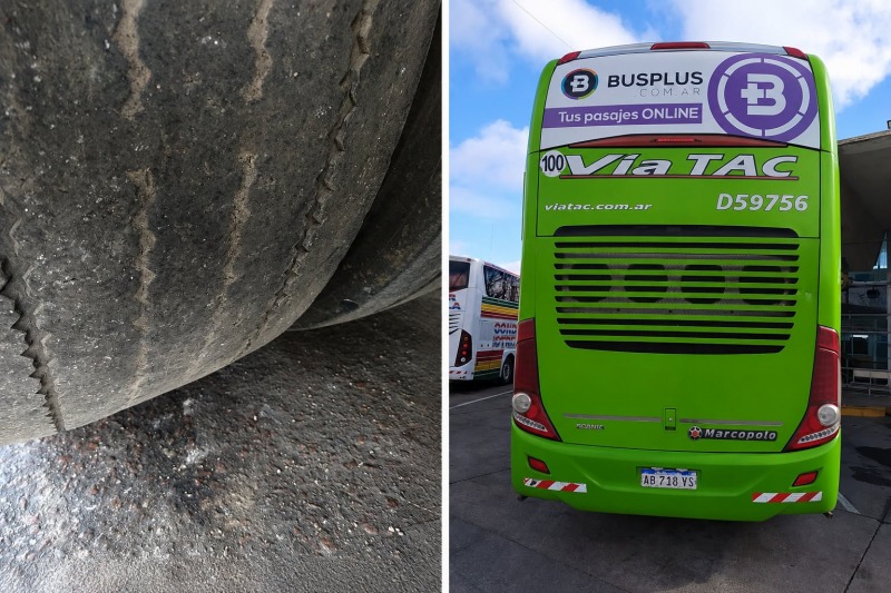 En Olavarr�a desafectaron un micro con graves fallas de seguridad