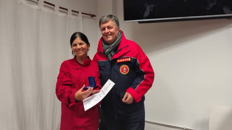 Bomberos argentinos cumplieron su misi�n en Venezuela
