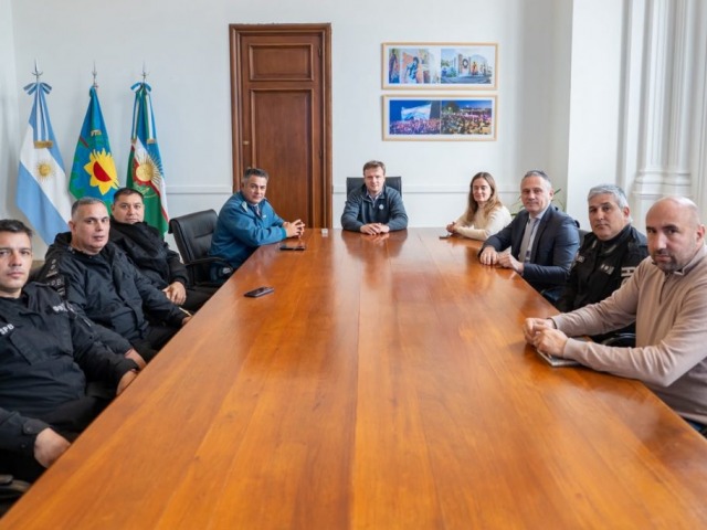 El intendente recibi� al jefe del Servicio Penitenciario Bonaerense