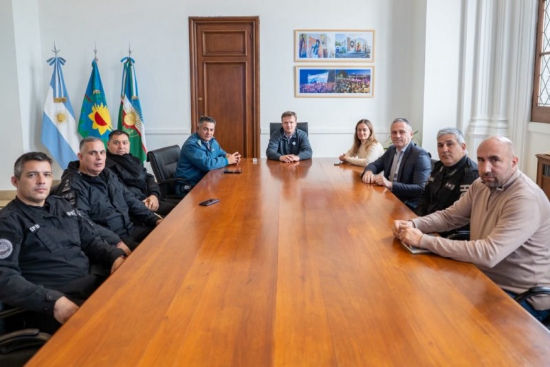 El intendente recibi� al jefe del Servicio Penitenciario Bonaerense
